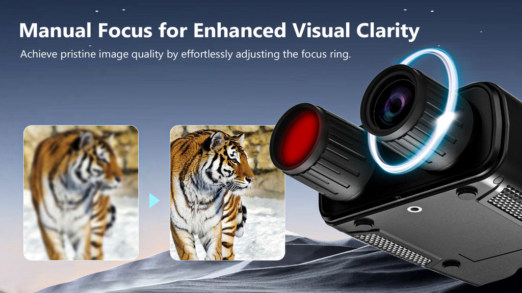 ExploreVision Bino Pro – 4K Full-Color Night Vision Binocular